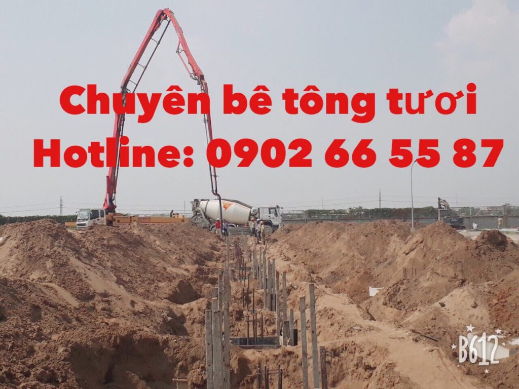 Cung cấp bê tông tươi tại khu vực vũng tàu