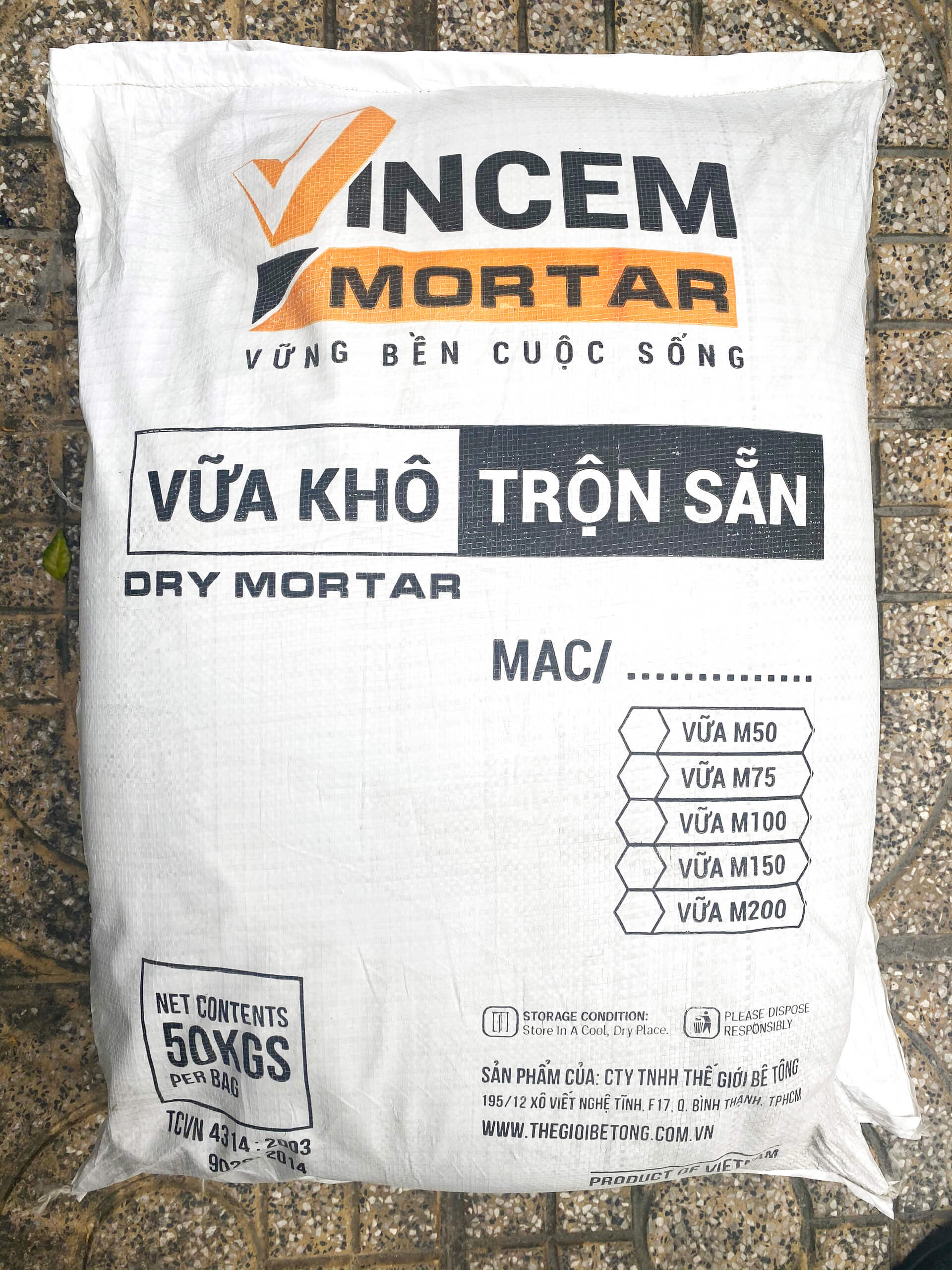 vữa khô trộn sẵn